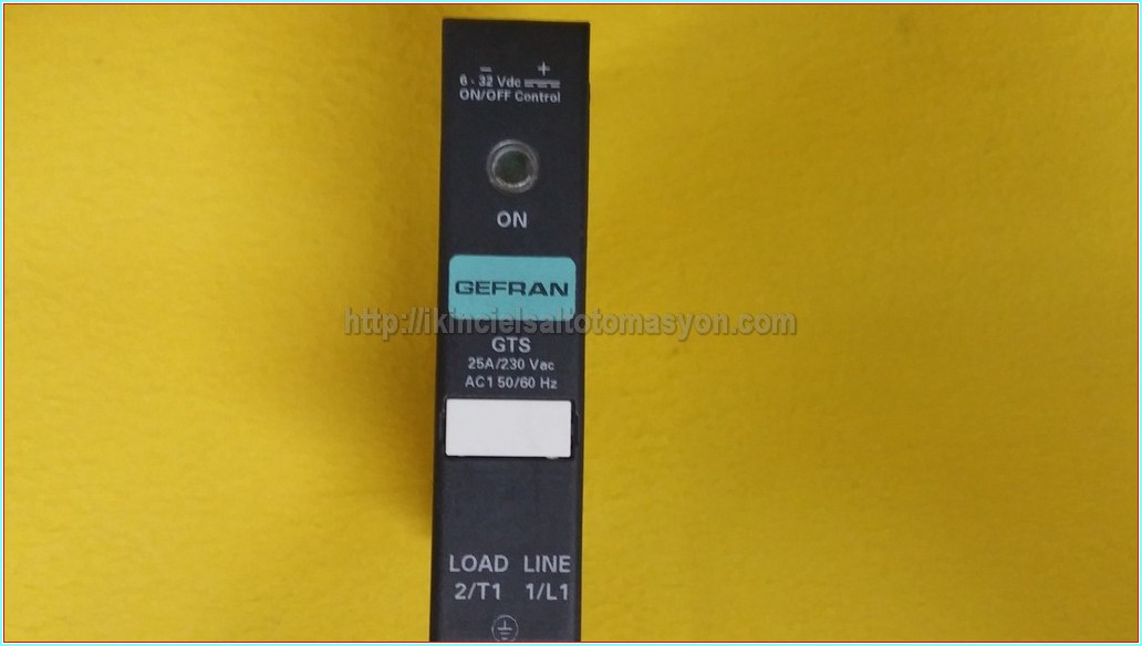 GEFRAN GTS-25/24-D-0 F000120 25A 230VAC KATI HAL RÖLESİ